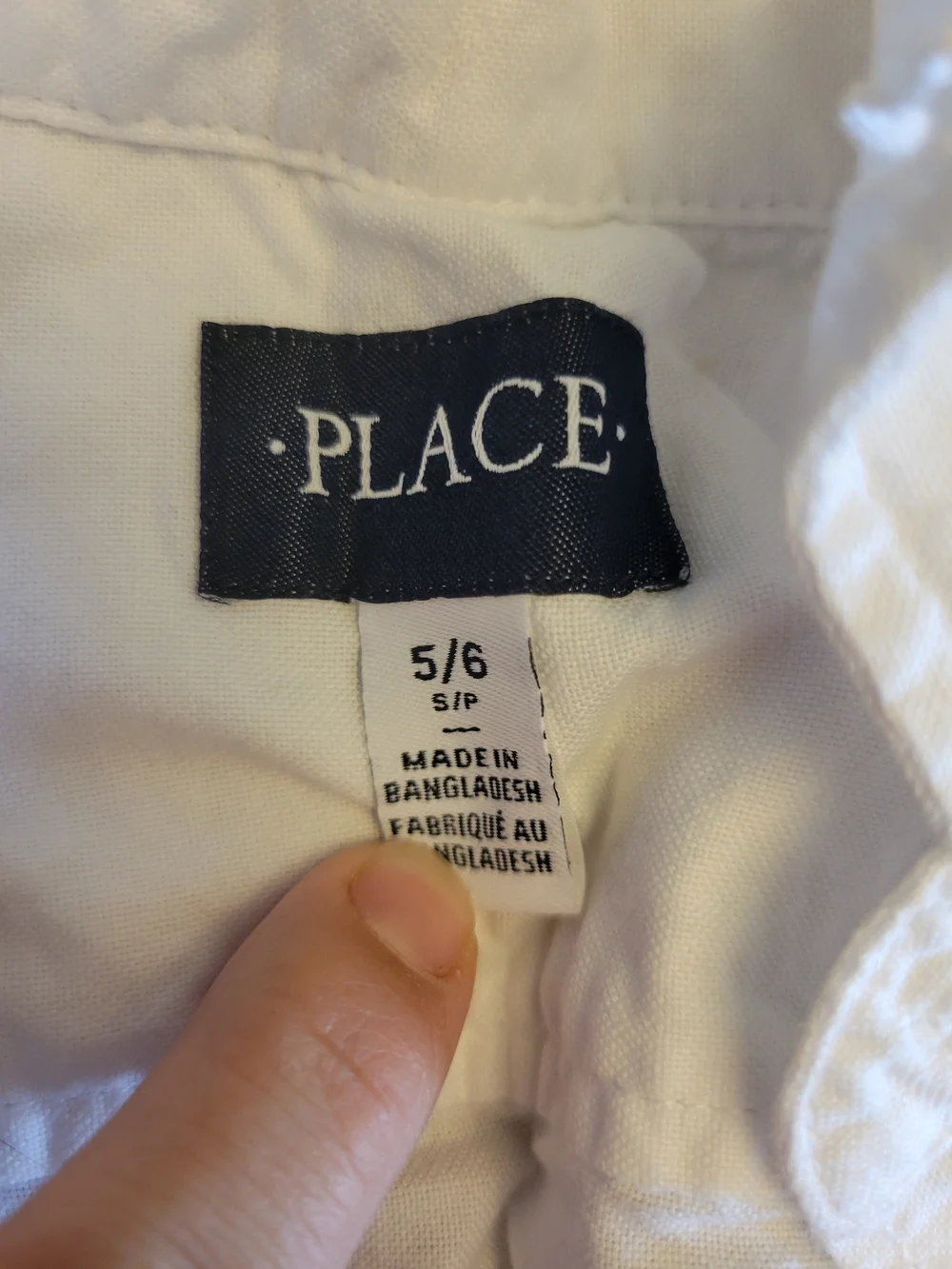 Classic White Boy's Button-Down Shirt